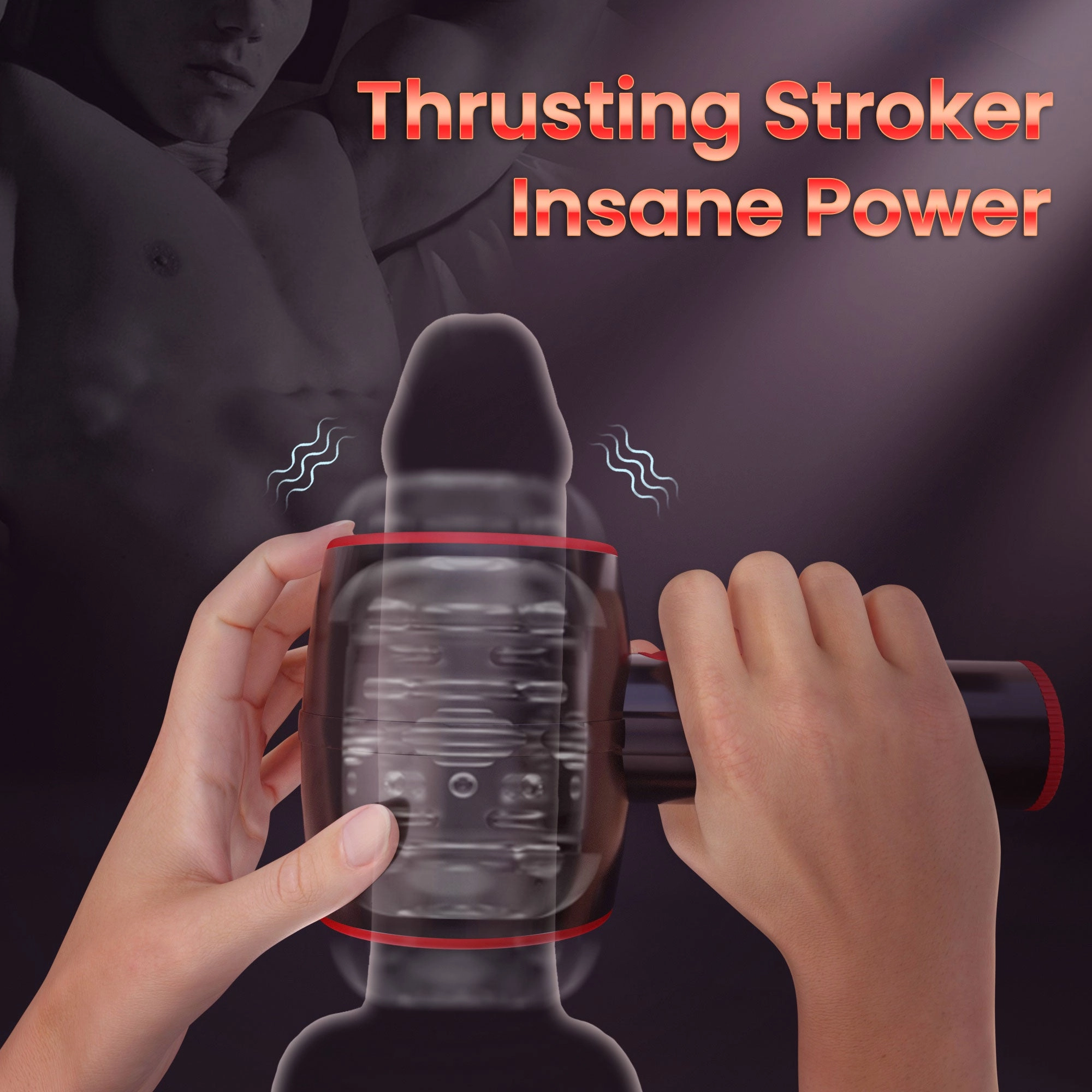 Thrusting Automatic Masturbator with Vibrating Design