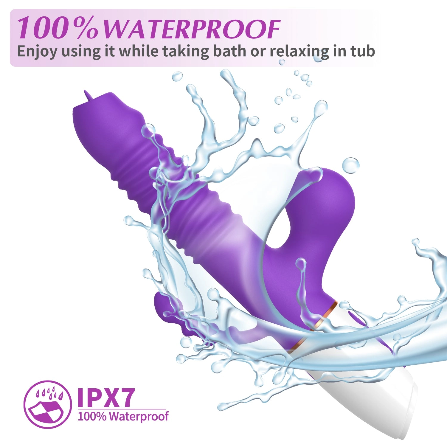 Thrusting Rabbit Vibrator G Spot Dildo
