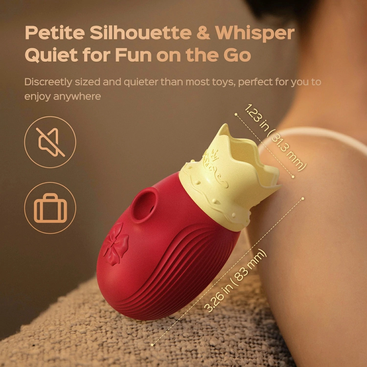 Tiara - Crown Clit Licker with Pulsing Waves and Tapping Nipple Stimulation