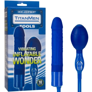 Titanmen Tools - Vibrating Inflatable Wonder - Blue
