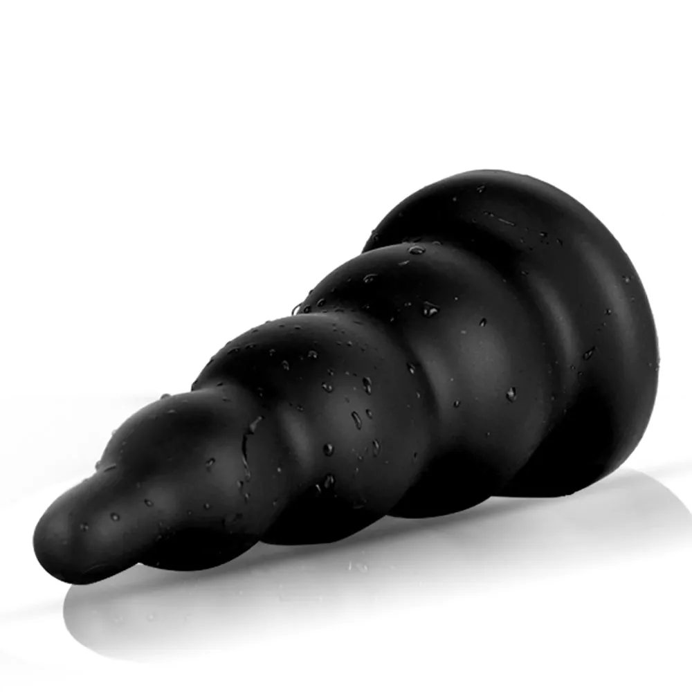 Tower - Ribbed Butt Plug - Thick Butt Plug - Anal Sex Toy