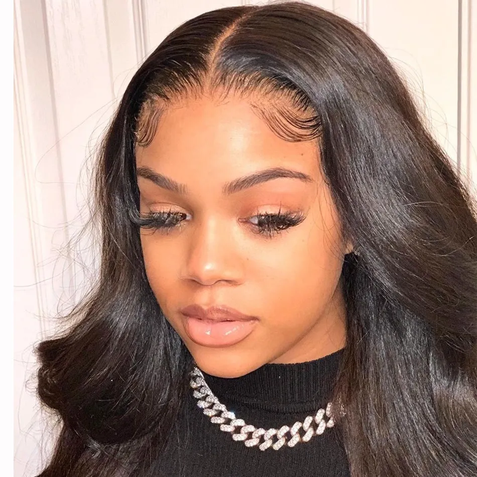 Tuneful 13×4 Undetectable HD Lace Full Frontal Wigs 5x5 HD Lace Raw Virgin Hair Body Wave Wigs