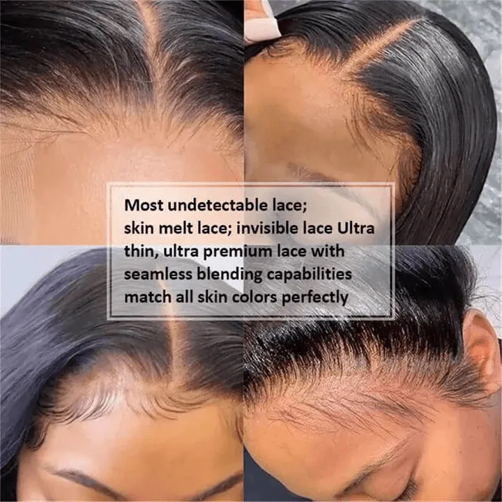 Tuneful 13×4 Undetectable HD Lace Full Frontal Wigs 5x5 HD Lace Raw Virgin Hair Body Wave Wigs