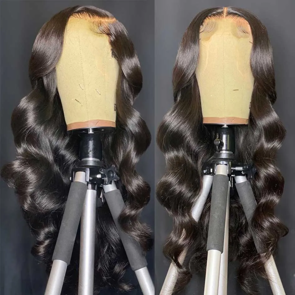 Tuneful 13×4 Undetectable HD Lace Full Frontal Wigs 5x5 HD Lace Raw Virgin Hair Body Wave Wigs