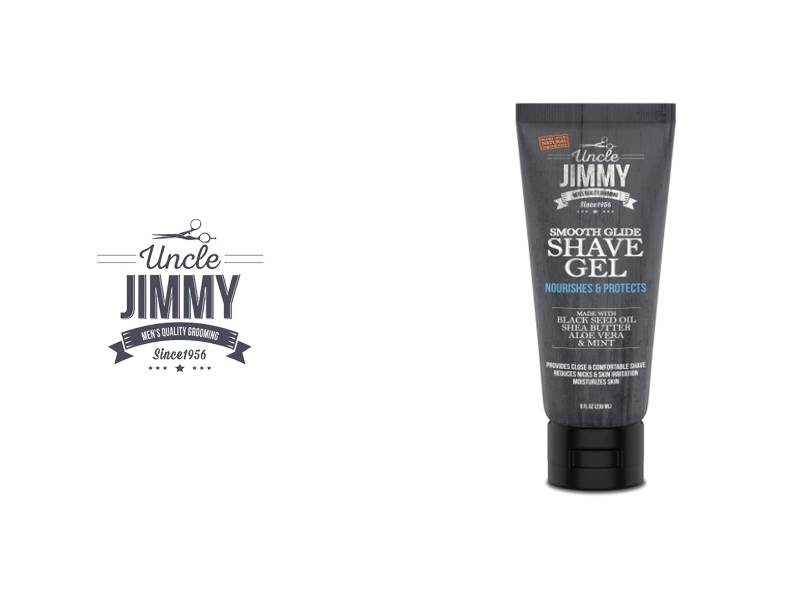 UNCLE JIMMY SHAVE GEL 8oz