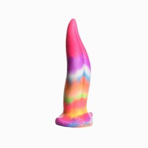 Unicorn Kiss Tongue Glow Silicone Dildo