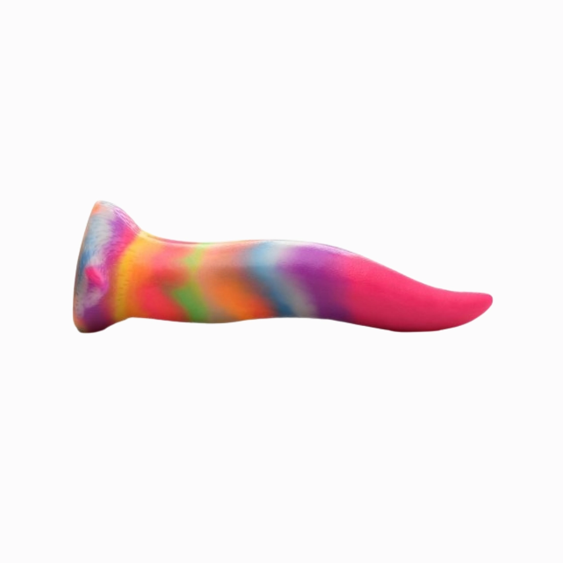 Unicorn Kiss Tongue Glow Silicone Dildo
