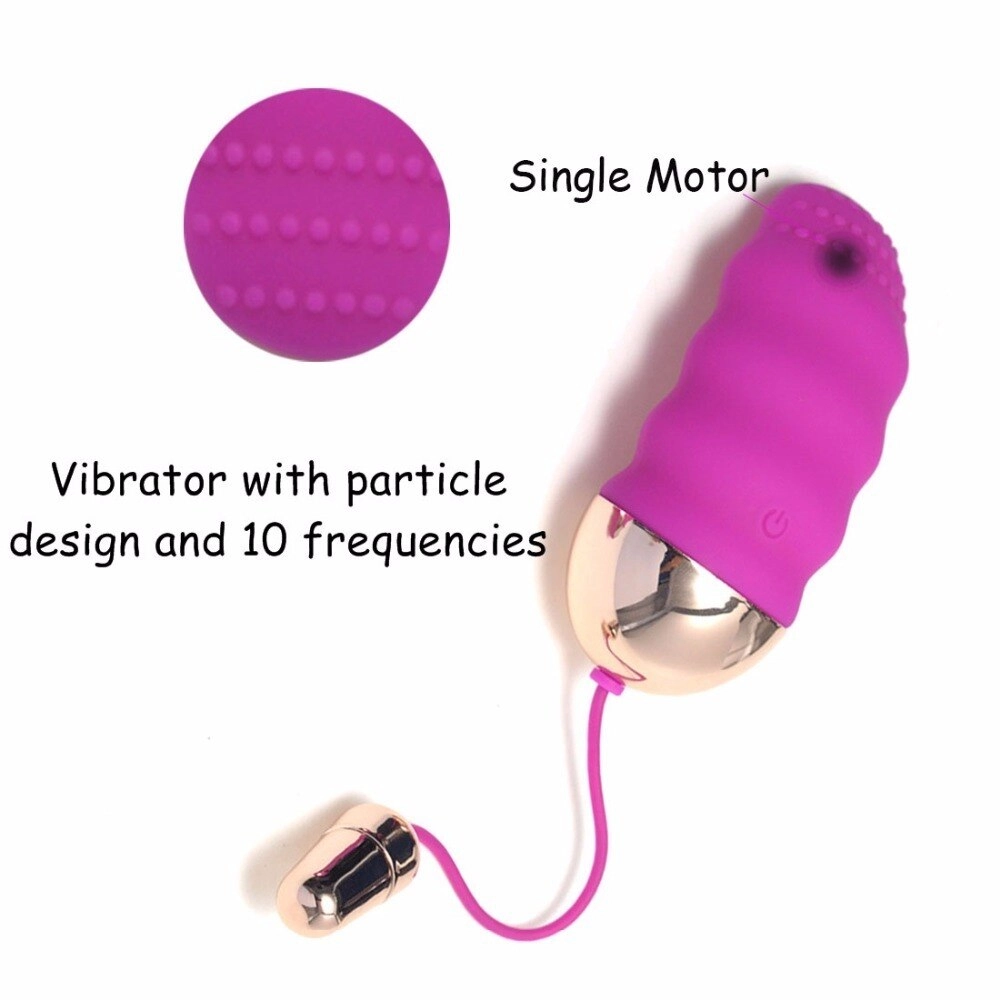 USB Rechargeable 10 Speed Remote Control Wireless Vibrating Sex Love Eggs Vibrator Sex Toys for Women