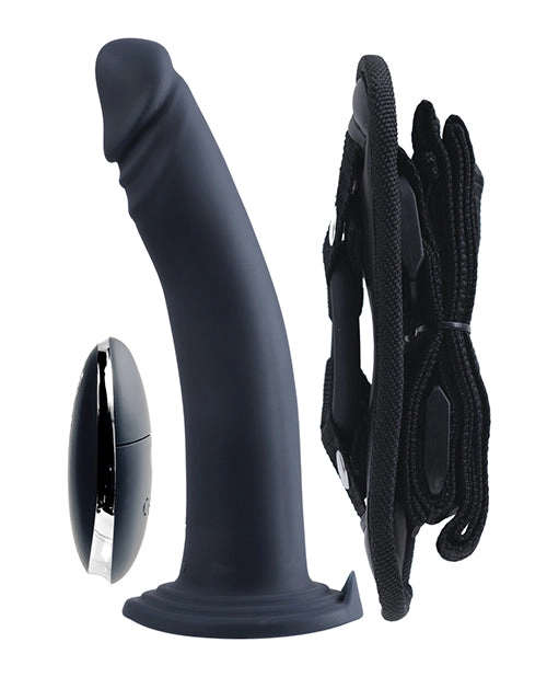 Vedo Diki Rechargeable Vibrating Strap On Dildo W/harness