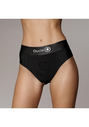 Vibrating Strap-on Thong with Removable Butt Straps