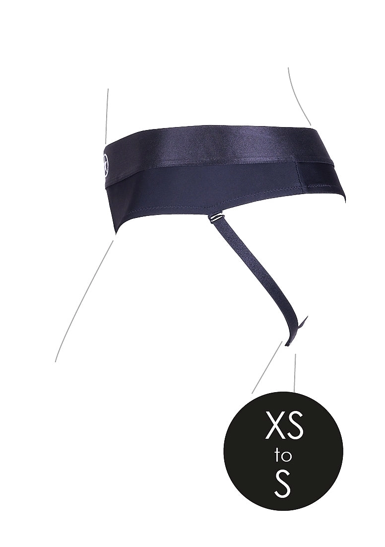 Vibrating Strap-on Thong with Removable Butt Straps