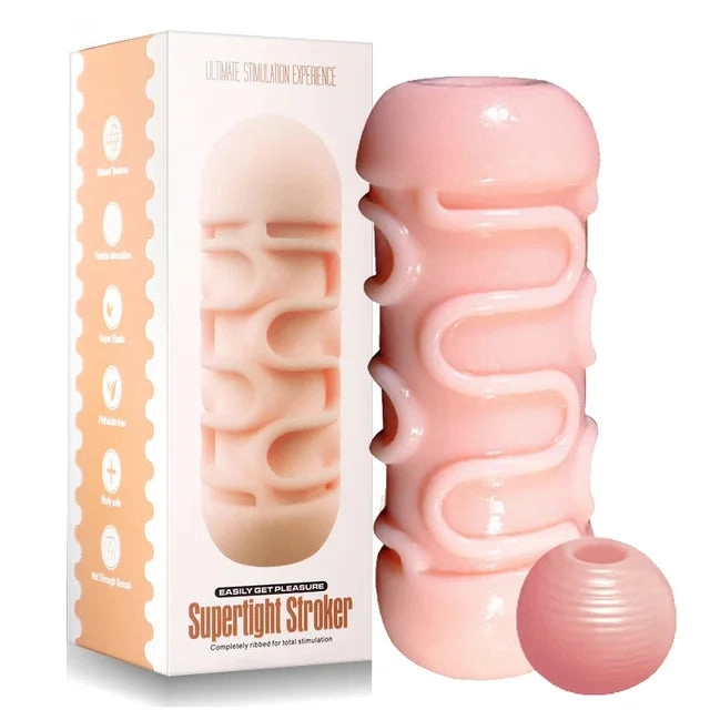 Vibrating Sucking Male Masturbators Double Head Smart Warming Artificial Vagina Sex Toys