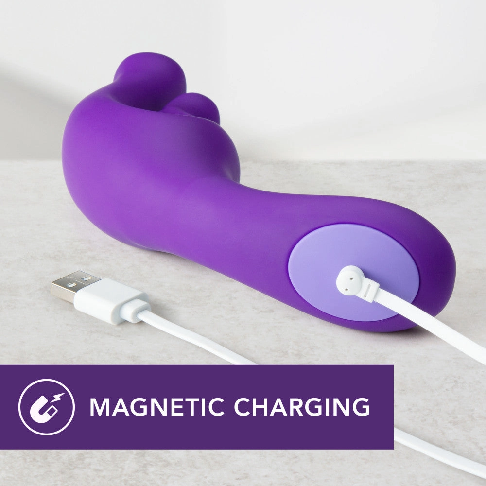 Wellness By Blush™ | G Wave Purple G-Spot & Clitoris UltraSilk® Vibrator - Made with Puria™ Silicone