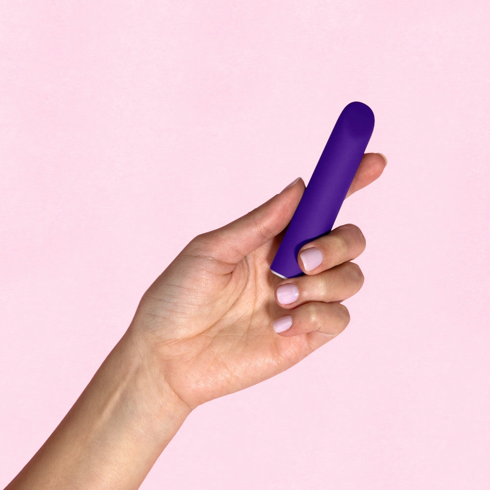 Wellness By Blush™ | Power Vibe RumbleTech Purple Satin Smooth Vibrator