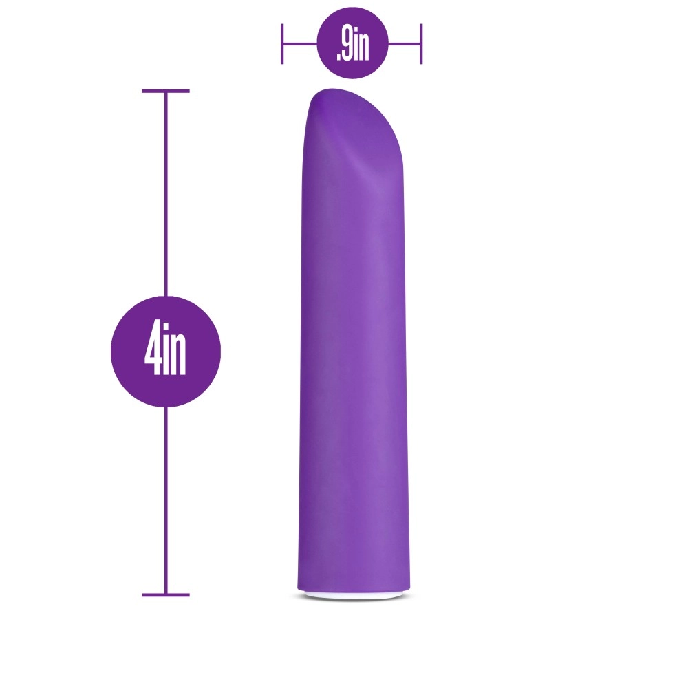 Wellness By Blush™ | Power Vibe RumbleTech Purple Satin Smooth Vibrator
