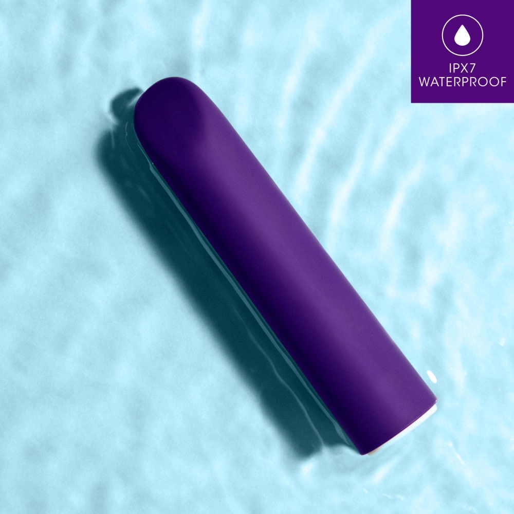 Wellness By Blush™ | Power Vibe RumbleTech Purple Satin Smooth Vibrator