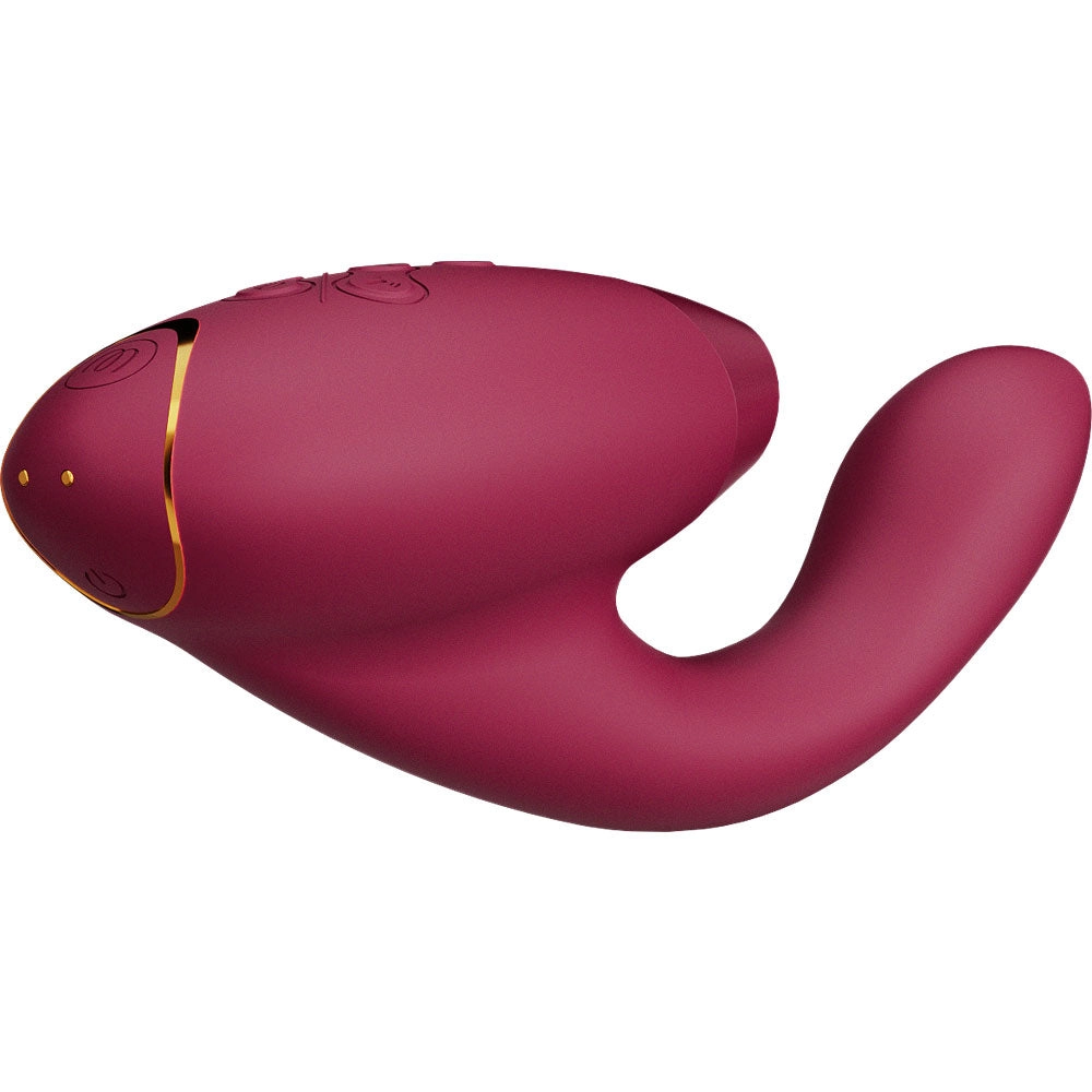 Womanizer Duo 2 Pleasure Air™ G Spot Vibrator - Bordeaux