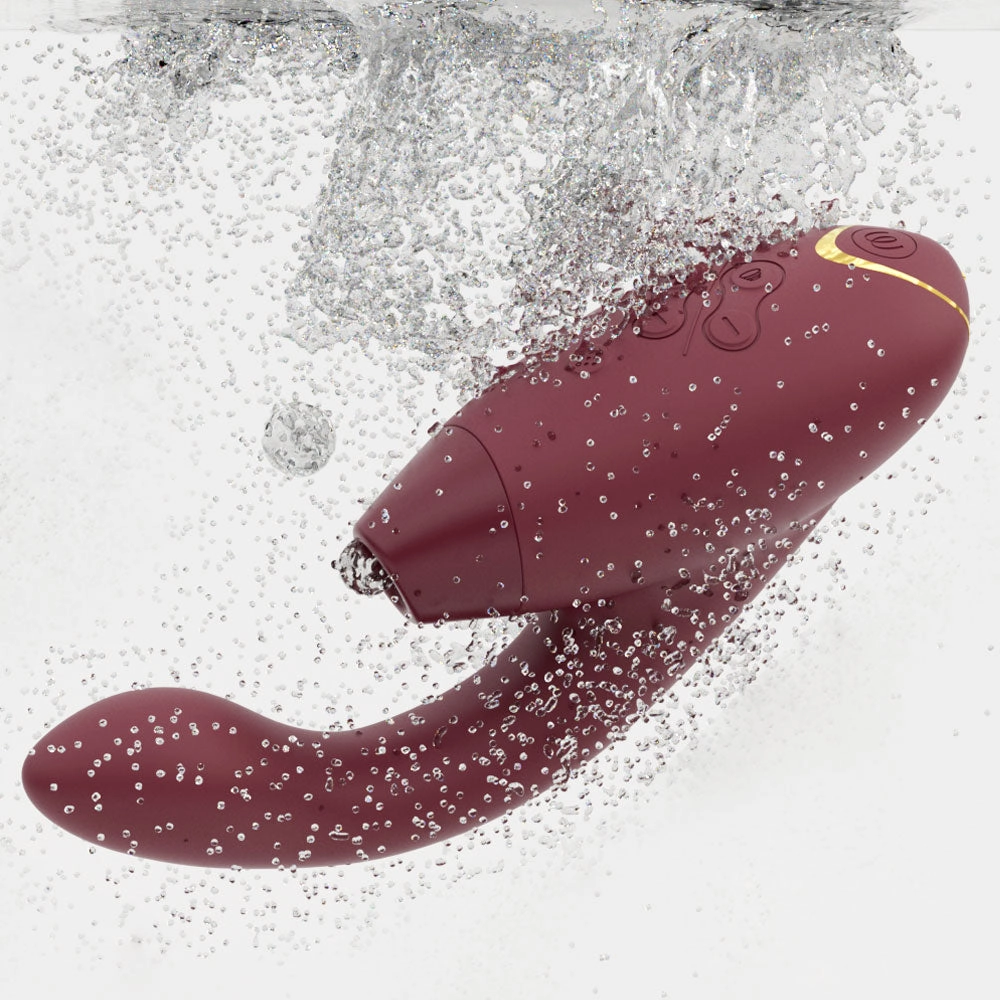Womanizer Duo 2 Pleasure Air™ G Spot Vibrator - Bordeaux