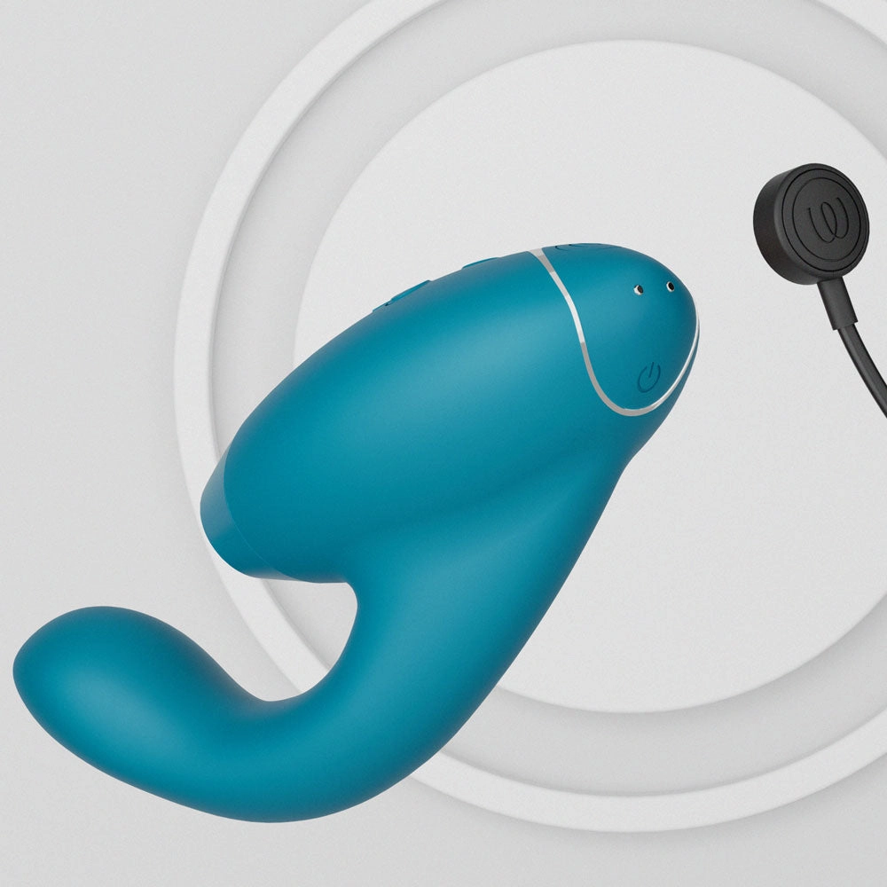 Womanizer Duo 2 Pleasure Air™ G Spot Vibrator - Petrol