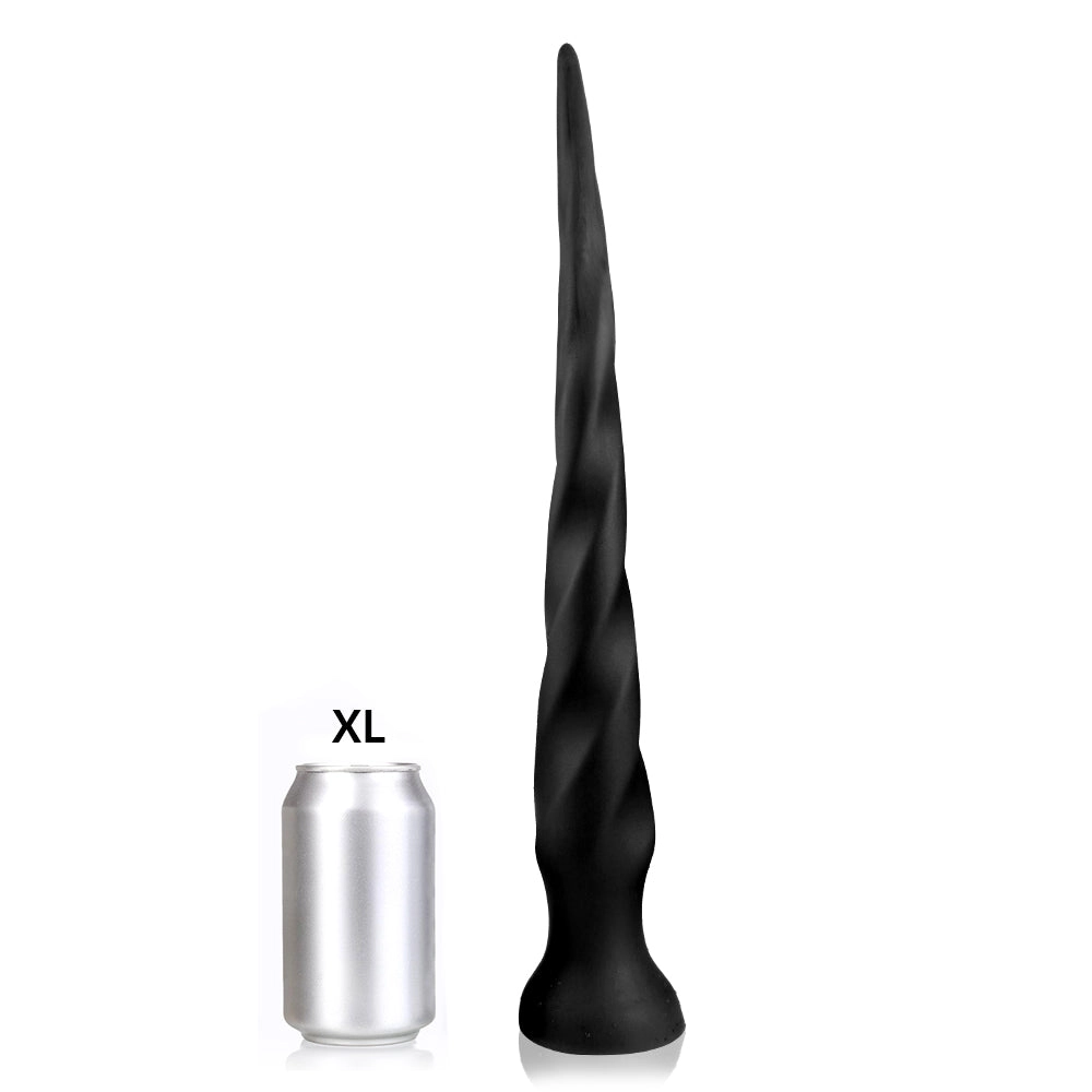 Worm - Long Butt Plug - Spiral Butt Plug - Deep Anal Toy